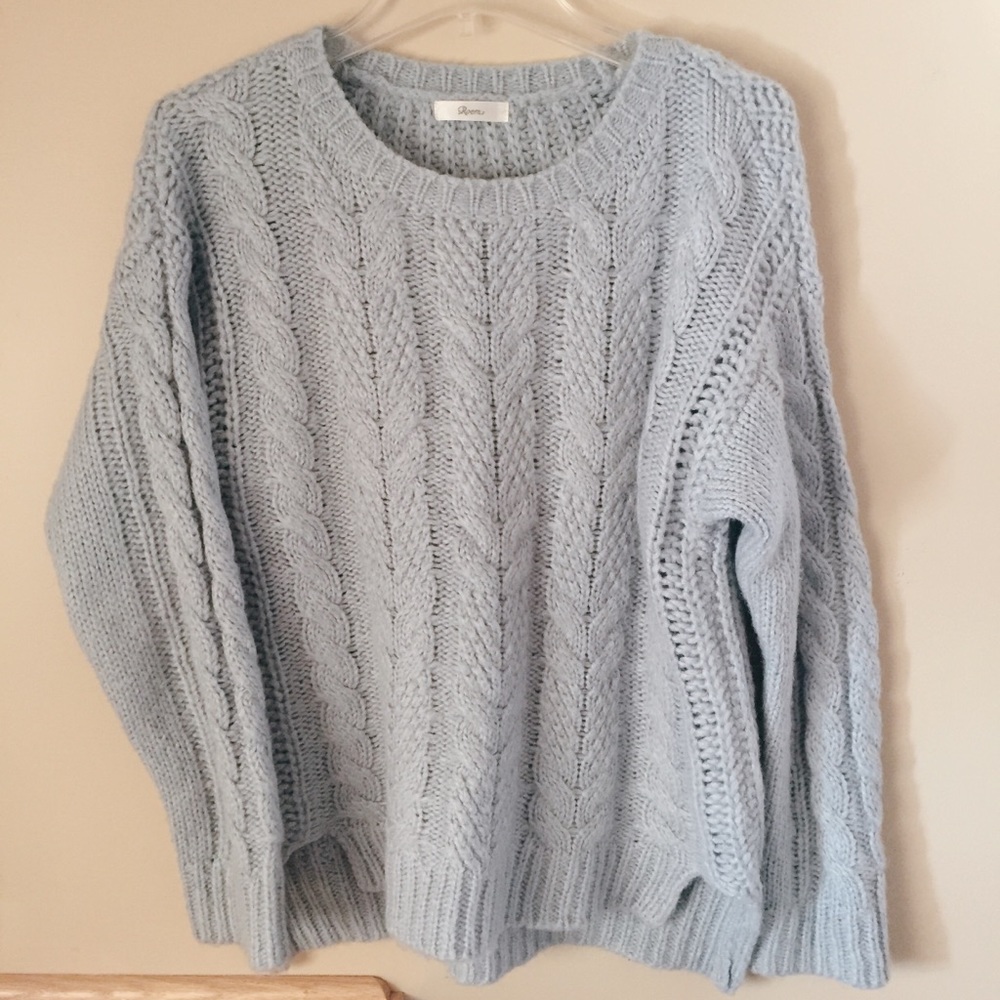 Sky blue sweater